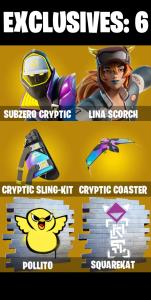 (PC) 155 SKINS 🔥 Subzero Cryptic 🔥 Lina Scorch 🔥 The Ageless 🔥 Omegarok 🔥 Era 🔥 Peter Griffin 🔥 Valeria 🔥 Ronin 🔥 Spectra Knight 🔥 0 V-Buc PARENTAL CONTROLS — Fortnite account listing