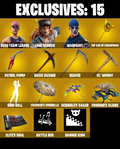 (PC/PSN/XBOX) 167 SKINS ๐ซ Lina Scorch โก๏ธ Backlash ๐ Optimus Prime โก๏ธ Zeus ๐ Joltara โก๏ธ Era ๐ The Ageless | 50 V-Buck | PARENTAL CONTROLS โ Fortnite account listing