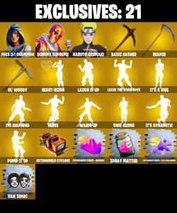 (PC/PSN/XBOX) 210 SKINS π« Renegade Raider β‘οΈ FNCS 3:1 Champion π Dummy Supreme β‘οΈ Naruto Uzumaki π Tempest β‘οΈ Zeus π Snap β‘οΈ Twyn | 0 V-Buck | PARENTAL CONTROLS β Fortnite account listing