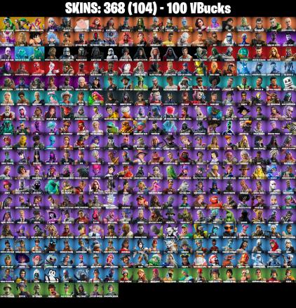 (PC/PSN/XBOX) 368 SKINS π« Renegade Raider β‘οΈ FNCS Renegade π Championship Aura β‘οΈ Dummy Supreme π Torin β‘οΈ Predator | 100 V-Buck | PARENTAL CONTROLS β image 2