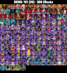 (PC/PSN) 161 SKINS ๐ฅ Renegade Raider ๐ฅ Master Chief (Matte Black) ๐ฅ Era ๐ฅ The Ageless ๐ฅ Mizuki ๐ฅ Snap ๐ฅ Malik ๐ฅ Optimus Prime ๐ฅ 300 V-Buc PARENTAL CONTROLS โ Fortnite account listing