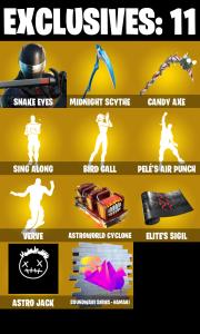 (PC/XBOX) 203 SKINS ☄️ Aerial Assault Trooper ☄️ Snake Eyes ☄️ Gear Specialist Maya ☄️ The Imagined ☄️ The Origin ☄️ Kymera ☄️ Era ☄️ 50 V-Bucks☄️ PARENTAL CONTROLS — Fortnite account listing