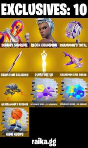 (PC/XBOX) 300 VB) 216 SKINS 🔥 Dummy Supreme 🔥 Recon Champion 🔥 Era 🔥 Paradigm (Reality-659) 🔥 John Wick 🔥 The Foundation 🔥 Torin 🔥 Nezumi  PARENTAL CONTROLS — Fortnite account listing