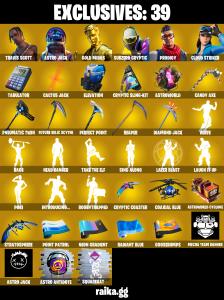 EMAIL CHANGEABLE (PC/PSN/XBOX) 0 VB) 154 SKINS ❤️ Travis Scott ❤️ Astro Jack ❤️ Gold Midas ❤️ Subzero Cryptic ❤️ Prodigy ❤️ Cloud Striker ❤️ Blackheart ❤️ The Ageless — Fortnite account listing
