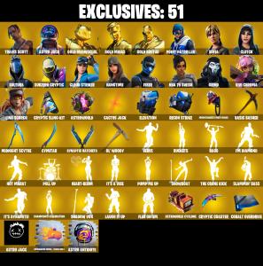 💥 EXCLUSIVE OFFER 💥(PC/PSN/XBOX) 272 SKINS 💫 Travis Scott ⚡️ Astro Jack 💍 Renegade Raider ⚡️ Aerial Assault Trooper 💍 Gold Meowscles ⚡️ Gold Midas 💍 Gold Brutus | 0 V-Buck | PARENTAL CONTROLS — Fortnite account listing