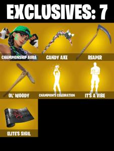(PC/PSN/XBOX) 190 SKINS ๐ซ Renegade Raider โก๏ธ Championship Aura ๐ Optimus Prime โก๏ธ Kado Thorne ๐ Joltara โก๏ธ Era | 1800 V-Buck | PARENTAL CONTROLS โ Fortnite account listing