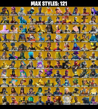 (PC/PSN/XBOX) 318 SKINS 💫 Kratos ⚡️ Gold Midas 💍 Gold Brutus ⚡️ Gold Meowscles 💍 Era ⚡️ Predator 💍 The Imagined ⚡️ Snap | 200 V-Buck | PARENTAL CONTROLS — image 3