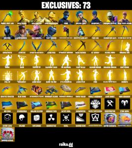 (PC/XBOX) 650 VB) 201 SKINS ๐ฅ Renegade Raider ๐ฅ Gold Midas ๐ฅ Gold Brutus ๐ฅ Gold Meowscles ๐ฅ Fixer ๐ฅ Arcane Jinx ๐ฅ Subzero Cryptic ๐ฅ Sultura PARENTAL CONTROLS โ Fortnite account listing
