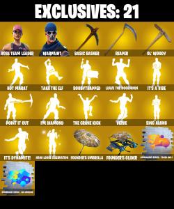 (PC/PSN/XBOX) 185 SKINS 💫 Calamity ⚡️ Hybrid 💍 Snap ⚡️ The Ice King 💍 Eternal Knight ⚡️ Gear Specialist Maya 💍 Ronin ⚡️ Fade | 250 V-Buck | PARENTAL CONTROLS — Fortnite account listing