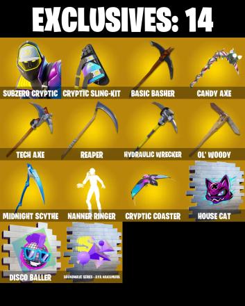 (PC/PSN/XBOX) 176 SKINS π« Subzero Cryptic β‘οΈ Optimus Prime π Red Knight β‘οΈ Zeus π Snap β‘οΈ Twyn π Kado Thorne β‘οΈ Malik π Era | 150 V-Buck | PARENTAL CONTROLS β image 1