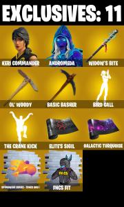 (PC/PSN) 180 SKINS 🔥 Renegade Raider 🔥 Keri Commander 🔥 Andromeda 🔥 The Imagined 🔥 The Origin 🔥 Kymera 🔥 The Ageless 🔥 1300 V-Bucks PARENTAL CONTROLS — Fortnite account listing