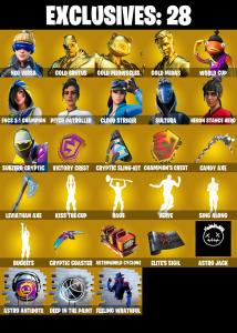(PC/PSN/XBOX) 144 SKINS 💫 Renegade Raider ⚡️ Aerial Assault Trooper 💍 Neo Versa ⚡️ Gold Brutus 💍 Gold Meowscles ⚡️ Gold Midas | 450 V-Buck | PARENTAL CONTROLS — Fortnite account listing