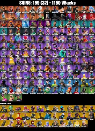 (PC/PSN) 159 SKINS 🔥 Joey 🔥 The Imagined 🔥 Kado Thorne 🔥 Paradigm (Reality-659) 🔥 Midas Rex 🔥 Snap 🔥 Malik 🔥 The Foundation 🔥 1150 V-Bucks PARENTAL CONTROLS — image 2