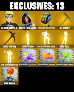 (PC) 250 SKINS 🔥 Naruto Uzumaki 🔥 FNCS 3:1 Champion 🔥 Mecha Cuddle Master 🔥 Backlash 🔥 Ravage 🔥 The Imagined 🔥 The Origin 🔥 50 V-Bucks🔥 PARENTAL CONTROLS — Fortnite account listing