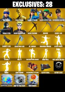 (PC/XBOX) 407 SKINS 🔥 Master Chief 🔥 Neo Versa 🔥 Gold Midas 🔥 Cloud Striker 🔥 Championship Aura 🔥 Unchained Ramirez 🔥 550 VB | PARENTAL CONTROLS — Fortnite account listing
