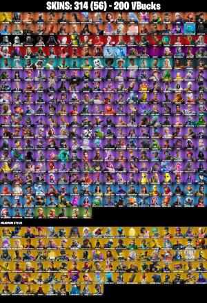 (PC/PSN) 314 SKINS π₯ Renegade Raider π₯ Gold Midas π₯ Predator π₯ Menace π₯ Catalyst π₯ Raz π₯ Omegarok π₯ Gear Specialist Maya π₯ 200 VB | PARENTAL CONTROLS β image 2