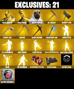 (PC/PSN) 227 SKINS 🔥 Gold Brutus 🔥 Gold Midas 🔥 Shady Doggo 🔥 Gear Specialist Maya 🔥 Calamity 🔥 Catalyst 🔥 Sentinel 🔥 Torin 🔥 850 V-Bucks🔥 PARENTAL CONTROLS — Fortnite account listing