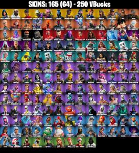 (PC) 165 SKINS 🔥 FNCS 3:1 Champion 🔥 Shady Doggo 🔥 Heron Stance Hero 🔥 Subzero Cryptic 🔥 Vivi Chroma 🔥 Sultura 🔥 250 V-Buc PARENTAL CONTROLS — Fortnite account listing