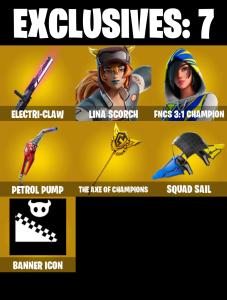 (PC/XBOX) 207 SKINS 🔥 Renegade Raider 🔥 Lina Scorch 🔥 FNCS 3:1 Champion 🔥 Backlash 🔥 The Imagined 🔥 The Origin 🔥 Era 🔥 100 V-Buc🔥 PARENTAL CONTROLS — Fortnite account listing