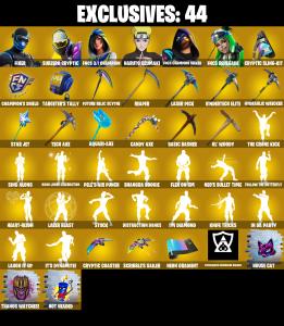 (PC/XBOX) 302 SKINS π₯ Aerial Assault Trooper π₯ Fixer π₯ Subzero Cryptic π₯ FNCS 3:1 Champion π₯ Naruto Uzumaki | PARENTAL CONTROLS β Fortnite account listing
