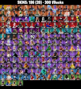 (PC/PSN) 186 SKINS ๐ฅ Xander ๐ฅ Redcap ๐ฅ Joey ๐ฅ Era ๐ฅ Paradigm (Reality-659) ๐ฅ The Foundation ๐ฅ Red Knight ๐ฅ Eternal Knight ๐ฅ 300 V-Buc PARENTAL CONTROLS โ Fortnite account listing