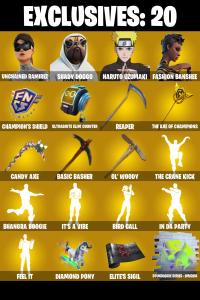 (PC/PSN) 413 SKINS 🔥 Renegade Raider 🔥 Unchained Ramirez 🔥 Shady Doggo 🔥 Naruto Uzumaki 🔥 Fashion Banshee 🔥 Galaxy Scout 🔥 300 VB | PARENTAL CONTROLS — Fortnite account listing