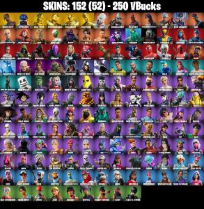 (PC/PSN) 152 SKINS 🔥 RENEGADE RAIDER 🔥 TRAVIS SCOTT 🔥 ASTRO JACK 🔥 GOLD TNTINA 🔥 GOLD MEOWSCLES 🔥 GOLD BRUTUS 🔥 GOLD MIDAS 🔥 SNAP 🔥 250 VB | PARENTAL CONTROLS — Fortnite account listing