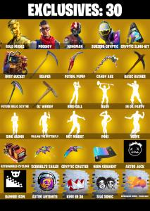 (PC/PSN/XBOX) 200 SKINS 💫 Renegade Raider ⚡️ Gold Midas 💍 Prodigy ⚡️ Wingman 💍 Subzero Cryptic ⚡️ Kado Thorne 💍 Twyn ⚡️ Fade | 650 V-Buck | PARENTAL CONTROLS — Fortnite account listing