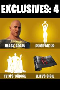 (PC/PSN/XBOX) 159 SKINS ๐ซ Black Adam โก๏ธ Backlash ๐ Optimus Prime โก๏ธ Snap ๐ Frostbite โก๏ธ Twyn ๐ Son Goku โก๏ธ Inferno ๐ Malik โก๏ธ Era | 0 V-Buck | PARENTAL CONTROLS โ Fortnite account listing