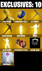(PC/XBOX) 198 SKINS 🔥 Renegade Raider 🔥 Master Chief 🔥 Gold Midas 🔥 Gear Specialist Maya 🔥 Kymera 🔥 Son Goku 🔥 Joltara 🔥 Ronin 🔥 3000 V-Bucks PARENTAL CONTROLS — Fortnite account listing