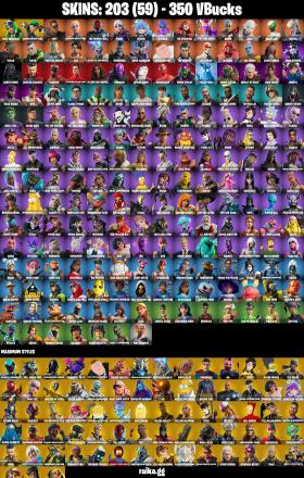 (PC/PSN) 350 VB) 203 SKINS 🔥 Renegade Raider 🔥 FNCS Renegade 🔥 Championship Aura 🔥 Joey 🔥 Paradigm (Reality-659) 🔥 The Foundation 🔥 Torin  PARENTAL CONTROLS — image 2