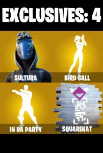 (PC/XBOX) 262 SKINS 🔥 Sultura 🔥 Galaxy Scout 🔥 John Wick 🔥 Era 🔥 Son Goku 🔥 The Ageless 🔥 Vegeta 🔥 Snap 🔥 Joltara 🔥 Malik 🔥 500 V-Bucks🔥 PARENTAL CONTROLS — Fortnite account listing