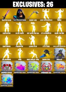 (PC/PSN/XBOX) 283 SKINS 🔥 FNCS Champion Seeker 🔥 Torin 🔥 Era 🔥 Peter Griffin 🔥 Fade 🔥 Predator 🔥 Eternal Knight 🔥 300 VB 🔥 PARENTAL CONTROLS — Fortnite account listing