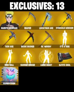 (PC/PSN) 238 SKINS 🔥 Naruto Uzumaki 🔥 Menace 🔥 Predator 🔥 Raz 🔥 Omegarok 🔥 Midas Rex 🔥 Backlash 🔥 Mecha Cuddle Master 🔥 Hunter 🔥 1800 VB | PARENTAL CONTROLS — Fortnite account listing