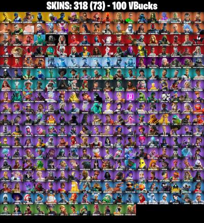 (PC/PSN/XBOX) 318 SKINS π« Gold Midas β‘οΈ Point Patroller π Lina Scorch β‘οΈ Sultura π Subzero Cryptic β‘οΈ Fixer π Vivi Chroma β‘οΈ Joey | 100 V-Buck | PARENTAL CONTROLS β image 2