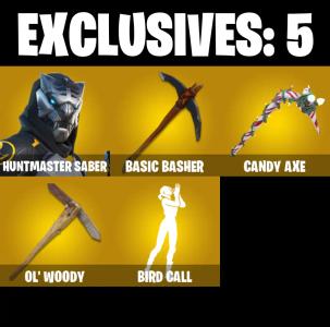 (PC/PSN/XBOX) 151 SKINS ๐ซ Huntmaster Saber โก๏ธ Kado Thorne ๐ Spectra Knight โก๏ธ Backlash ๐ Red Knight โก๏ธ Valeria ๐ Zeus โก๏ธ Omegarok | 1250 V-Buck | PARENTAL CONTROLS โ Fortnite account listing