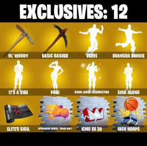 (PC/XBOX) 177 SKINS ๐ฅ Valeria ๐ฅ The Imagined ๐ฅ Joltara ๐ฅ Nezumi ๐ฅ Omegarok ๐ฅ The Origin ๐ฅ Era ๐ฅ The Foundation ๐ฅ 1450 V-Buc PARENTAL CONTROLS โ Fortnite account listing