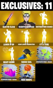 (PC/XBOX) 203 SKINS 🔥 Naruto Uzumaki 🔥 Torin 🔥 The Imagined 🔥 The Origin 🔥 The Cube Queen 🔥 Kymera 🔥 Era 🔥 Mizuki 🔥 Snap 🔥 Malik 🔥 0 V-Bucks PARENTAL CONTROLS — Fortnite account listing