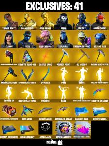 💥 EXCLUSIVE OFFER 💥(PC/PSN/XBOX) 108 SKINS 💫 Travis Scott ⚡️ Gold Brutus 💍 Gold Midas ⚡️ Grind 💍 Trilogy ⚡️ Game Knight 💍 Clutch ⚡️ Fixer 💍 Vivi Chroma / | 800 V-Buck | PARENTAL CONTROLS — Fortnite account listing