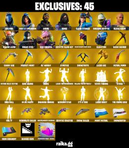 (PC/XBOX) 4250 VB) 428 SKINS 🔥 Renegade Raider 🔥 Sultura 🔥 FNCS 3:1 Champion 🔥 Andre 🔥 Renee 🔥 Cloud Striker 🔥 Subzero Cryptic 🔥 Black Ada | PARENTAL CONTROLS — Fortnite account listing