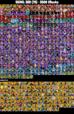 (PC/XBOX) 389 SKINS π₯ Unchained Ramirez π₯ Championship Aura π₯ Cloud Striker π₯ Fixer π₯ Hangtime π₯ Menace π₯ Predator π₯ 3500 VB | PARENTAL CONTROLS β image 2