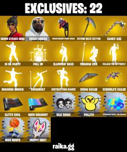 (PC) 200 VB) 186 SKINS 🔥 Renegade Raider 🔥 Aerial Assault Trooper 🔥 Heron Stance Hero 🔥 Shady Doggo 🔥 Era 🔥 Paradigm (Reality-659)  PARENTAL CONTROLS — Fortnite account listing