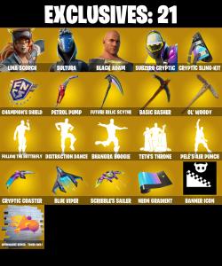 (PC/PSN/XBOX) 164 SKINS 💫 Lina Scorch ⚡️ Sultura 💍 Black Adam ⚡️ Subzero Cryptic 💍 Optimus Prime ⚡️ Zeus 💍 Snap ⚡️ Frostbite 💍 Twyn | 300 V-Buck | PARENTAL CONTROLS — Fortnite account listing
