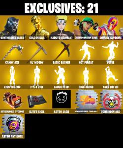 (PC/PSN) 156 SKINS 🔥 Huntmaster Saber 🔥 Gold Midas 🔥 Naruto Uzumaki 🔥 Championship Aura 🔥 Dummy Supreme 🔥 Fade 🔥 Fusion 🔥 500 V-Buc PARENTAL CONTROLS — Fortnite account listing