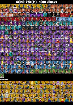 (PC) 273 SKINS 🔥 Gold Midas 🔥 Keri Commander 🔥 Lina Scorch 🔥 Shady Doggo 🔥 Sultura 🔥 Fixer 🔥 Subzero Cryptic 🔥 1600 VB | PARENTAL CONTROLS — image 2