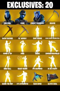 (PC) 332 SKINS 🔥 Renegade Raider 🔥 Sultura 🔥 Fixer 🔥 Cobalt Snowfoot 🔥 Menace 🔥 Predator 🔥 Raz 🔥 Omegarok 🔥 Mecha Cuddle Master | PARENTAL CONTROLS — Fortnite account listing