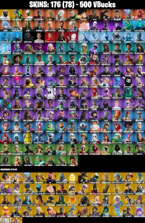 (PC/PSN/XBOX) 176 SKINS 💫 Shady Doggo ⚡️ FNCS Renegade 💍 Backlash ⚡️ Optimus Prime 💍 Zeus ⚡️ Snap 💍 Twyn ⚡️ Son Goku 💍 Malik ⚡️ Era | 500 V-Buck | PARENTAL CONTROLS — image 2