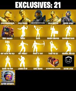 (PC/PSN/XBOX) 243 SKINS 💫 Gold Meowscles ⚡️ Gold Midas 💍 Master Chief (Matte Black) ⚡️ Gold Brutus 💍 Rogue Agent ⚡️ Zenith 💍 Lynx | 9700 V-Buck | PARENTAL CONTROLS — Fortnite account listing