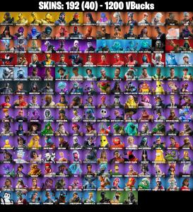 (PC/PSN) 192 SKINS ๐ฅ Master Chief (Matte Black) ๐ฅ Gold Brutus ๐ฅ Gold Midas ๐ฅ Gold Meowscles ๐ฅ Xander ๐ฅ Game Knight ๐ฅ 1200 V-Buc PARENTAL CONTROLS โ Fortnite account listing
