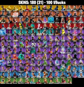 (PC/XBOX) 180 SKINS 🔥 TRAVIS SCOTT 🔥 GOLD MEOWSCLES 🔥 GOLD BRUTUS 🔥 GOLD MIDAS 🔥 PRODIGY 🔥 CLOUD STRIKER 🔥 SULTURA 🔥 VIVI CHROMA 🔥 100 VB | PARENTAL CONTROLS — Fortnite account listing